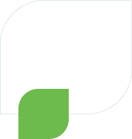 Green and black abstract geometric shape.